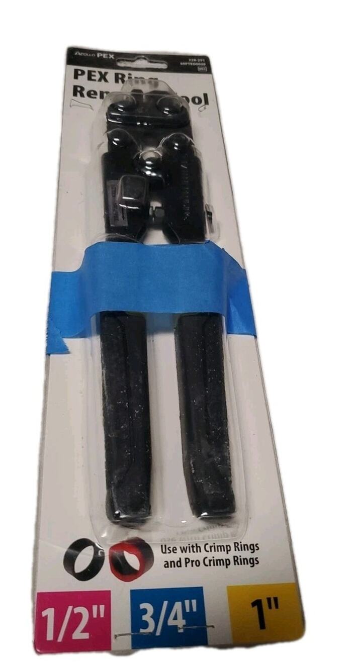 Apollo PEX Ring Removal Tool for 1/2 3/4 1 in PEX Tubing Crimp Ring Cutter NEW